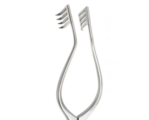 Écarteur Mollison pour adultes 13 cm 3X3 broches 14 mm de profondeur courbé en acier inoxydable allemand Instruments de chirurgie plastique de base - Product Image 6