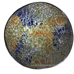 ชุดชามมะพร้าวทำมือลายเปลือกหอยเคลือบเงาสำหรับตกแต่งบ้านและสลัดสำหรับงานแต่งงานโลโก้ตามสั่งระดับพรีเมียม - Product Image 3