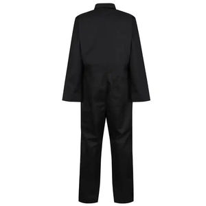 Combinaisons de travail industrielles en coton noir respirant et durable, couture de qualité, vente en gros, OEM, sur mesure, protection - Product Image 4