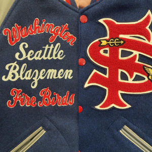 Heavy Wool and Genuine Leather Varsity <b>Jackets</b> Unisex Letterman Bomber Style <b>Jackets</b> Custom Chenille <b>Patch</b> Supplier - Product Image 3