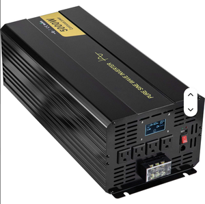 อินเวอร์เตอร์รถยนต์ MEHTAB ระดับอุตสาหกรรม DIY OEM ปรับแต่งได้ 5000W คลื่นไซน์บริสุทธิ์ DC 12V เป็น AC 120V พร้อมหน้าจอ LCD พอร์ต USB จ่ายไฟ 60Hz - Product Image 5