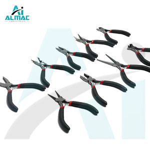 ALMAC Ensemble de 9 pinces à bec en acier inoxydable de haute qualité, outil à main diagonal pour accessoires de coupe de bijoux - Product Image 6