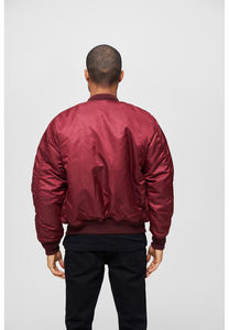 Veste bomber d'hiver pour homme, taille plus, légère, prix de gros personnalisé, avec fermeture éclair, imperméable, longueur longue - Product Image 3