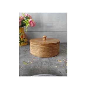 Casserole en bois de luxe faite à la main Design classique pour hôtels, restaurants et usage domestique pour le stockage de chapati - Product Image 1