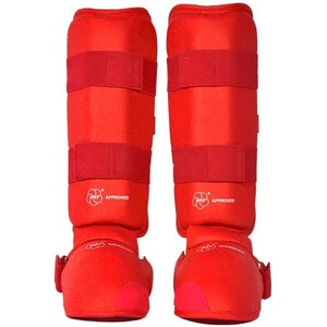 Protection de tibia et de cou-de-pied de karaté professionnelle, approuvée par la WKF, personnalisée en gros, pour l'entraînement et la compétition - Product Image 1