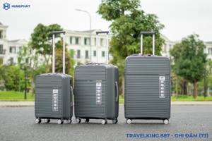 Prix abordable 887 valises Pp valise incassable et durable en aluminium main transporter bagages de voyage Hung Phat usine - Product Image 4