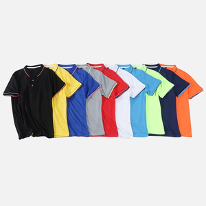 2025 hombres mujeres Casual Anti-Pilling para POLO camisa de manga corta de moda diseño doble cremallera Color sólido 100% algodón - Product Image 2