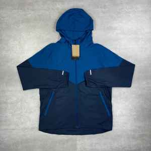 Survêtement coupe-vent léger personnalisé pour homme, design décontracté en lavage acide uni, ajustement réglable, durable, imperméable, 100% coton - Product Image 4