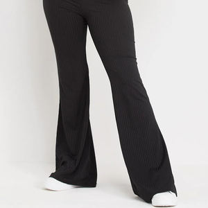 Conjunto de dos piezas de alta calidad personalizado del fabricante para mujer, pantalones acampanados apilados, sudaderas con capucha, chándales de lana de tecnología de invierno de talla grande - Product Image 4