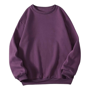 Sudadera Personalizada OEM Unisex 100% Algodón, Cuello Redondo, Felpa Francesa, Hombros Caídos, Transpirable y Ecológica - Product Image 1