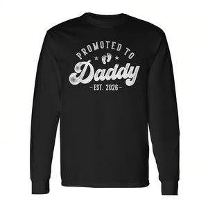 Maglietta a Maniche Lunghe per Neogenitori 2026 - Promemoria Speciale per Papà Prima Volta - Product Image 3