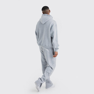 Vente en gros de survêtements de haute qualité 100% coton polaire vêtements de sport pour hommes hiver sérigraphie survêtement pour hommes - Product Image 4