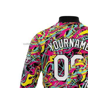 <b>Lightweight</b> Stand Collar Custom Summer Varsity <b>Jacket</b> Breathable Windproof Everyday Wear Front Embroidery Decoration 100% Wool - Product Image 3