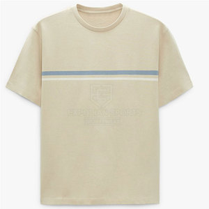 Men's Oversized Casual <b>Short</b> <b>Sleeve</b> T-Shirt 100% Cotton Breathable Eco-Friendly Summer Fashion with Customizable Design 220g - Product Image 1