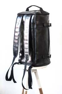 Bolsa de lona de gran capacidad de cuero genuino hecha a mano para hombres y mujeres para equipaje de viaje de vacaciones - Product Image 5