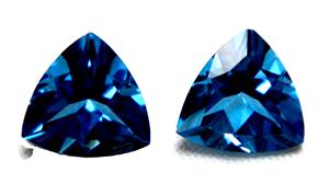 พลอยสีน้ำเงินจากสวิสแท้ขนาดปรับเทียบขนาดได้ถึงล้านล้านชิ้นตัดเหลี่ยมเพชรพลอยมีค่าบำบัดอัญมณีราคาต่อกะรัต - Product Image 4
