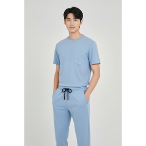 Breathable& Lightweight Medical Scrubs Manufacturers Modern Fit 280Gsm Cotton Blend Crew Neck Scrub <b>Top</b> Hospital Scrubs Uniforms - Product Image 1