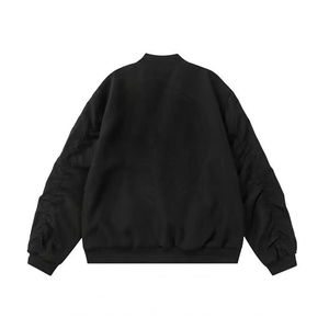 Top tendance 2025 Minimal hommes veste légère décontracté printemps automne coupe-vent Bomber fermeture éclair manteau fabricant - Product Image 4