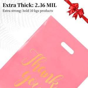 Biểu tượng tùy chỉnh <span class=keywords><strong>in</strong></span> Boutique LDPE chết cắt xử lý cảm ơn bạn nhựa <span class=keywords><strong>Carrier</strong></span> Quà tặng Túi mua sắm cho các doanh nghiệp nhỏ siêu thị - Product Image 4