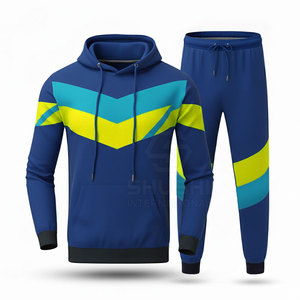 Survêtement d'hiver pour homme de haute qualité, à capuche, uni, coupe classique, design 2 en 1, respirant de haute qualité - Product Image 2