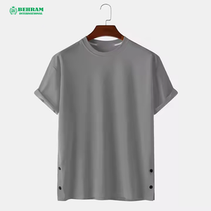 เสื้อยืดลำลองผู้ชายทรงหลวมใส่สบาย ทนทาน ผลิตจากผ้าฝ้ายออร์แกนิค 100% เป็นมิตรต่อสิ่งแวดล้อม ป้องกันการเกิดขุย ผลิตในปากีสถาน คุณภาพดีที่สุด - Product Image 6