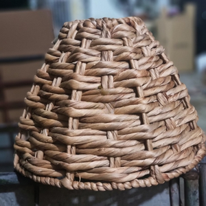 Eco Living Seagrass Lampshade - Natural Grass <b>Light</b> <b>Fixture</b> for <b>Dining</b> <b>Room</b>, Living <b>Room</b> or Bedroom - Product Image 3