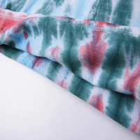 Camiseta de Mujer 100% Algodón Orgánico, Alta Calidad, Transpirable, Secado Rápido, Logos Personalizados, Tie Dye, Estampado 3D, Ropa Casual de Primavera