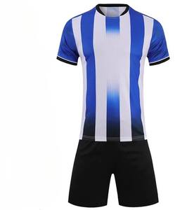 Ropa de fútbol transpirable de malla de poliéster 100% al por mayor, impresión por sublimación de calidad superior a la moda, MOQ bajo, entrenamiento de fútbol OEM - Product Image 1
