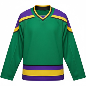 Maillots de hockey sur glace personnalisés en polyester respirant et antibactérien, uniformes d'équipe avec options personnalisables - Product Image 2