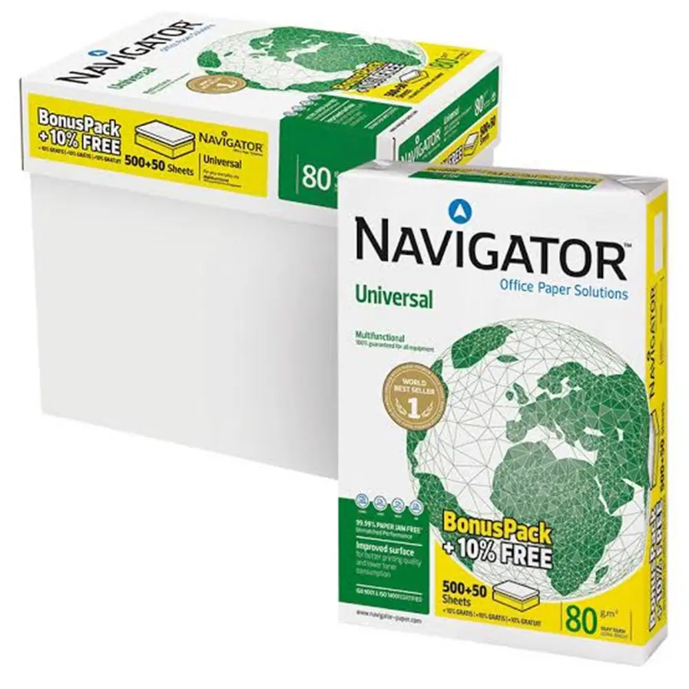 Quality A4 Copy Paper/A4 Copy Paper 70gsm / 75gsm/ 80gsm Navigator copy paper for photocopying