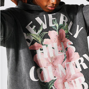 Precio barato Chándal de lavado ácido estampado de peso pesado Ropa de calle Chándal de lavado ácido de estilo único de moda - Product Image 5