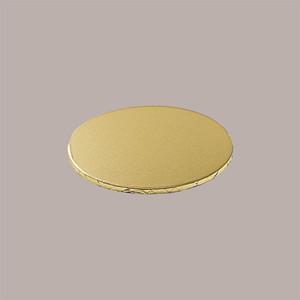 3pcs Planches à gâteaux rondes pour le design Carton rigide doré DM 25H1 cm Fournitures de décoration de gâteaux - Product Image 3