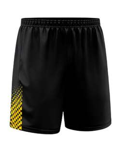 Uniforme de Fútbol Personalizado Amarillo y Negro con Pantalones Cortos, Uniforme de Fútbol Transpirable de Poliéster para Entrenamiento, Partido, Equipo, Nivel Profesional - Product Image 4