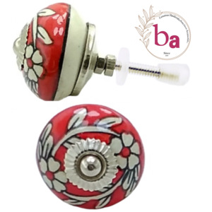 Tiradores de puerta de cajón de pomo de cerámica modernos Exportación de calidad para cocina sala de estar disponibles diferentes colores para uso en tocador - Product Image 1