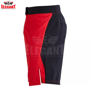 Elegantes deportes mejor calidad tallas grandes hombres MMA Fighting Shorts ropa de abrigo de cintura media con patrón sólido hombres ropa para luchar - Product Image 4