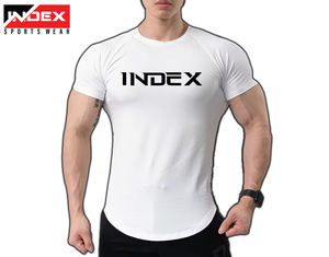Camiseta deportiva de gimnasio para hombre, 100% algodón tejido, transpirable, de secado rápido, ropa de Fitness de alta calidad, sostenible, ecológica - Product Image 6