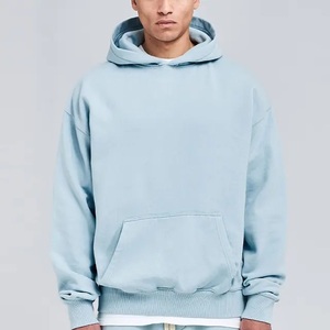 Vente en gros de sweats à capuche 100% coton pour hommes avec logo personnalisé imprimé de haute qualité sweat à capuche en tissu polaire Streetwear - Product Image 4