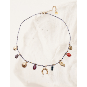 CUCOCUCA Collane con ciondolo fatte a mano 474250450 con pietre naturali e pezzi in acciaio inossidabile per uso quotidiano Spedizione UE in 48 ore - Product Image 2