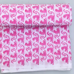 100% tela de algodón puro tejida a mano ligera orgánica para vestidos bolsas de ropa revestimientos para trajes de niñas - Product Image 1