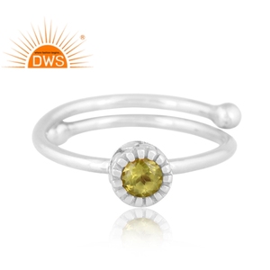 Best Quality 925 Fine Sterling Silver Natural <b>Peridot</b> Gemstone Stackable <b>Ring</b> Custom Jewelry For Women Gift For Her - Product Image 2