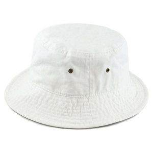 Chapeau seau vintage brodé décontracté de haute qualité pour chapeaux de voyage en plein air unisexe Hip Hop avec options de tissu personnalisées chapeau seau - Product Image 1