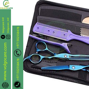 Ciseaux de Salon de coiffure professionnel de haute qualité ciseaux de coupe de cheveux pour femmes hommes animaux de compagnie ensemble sain avec pointe de lame tranchante - Product Image 5