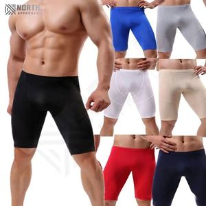 Pantalones Cortos Deportivos de Compresión para Hombre, de Secado Rápido, Transpirables, Tallas Grandes, Diseño Personalizado, Cintura Elástica, Color Sólido, en Oferta - Product Image 1