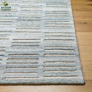 Tapis en laine doux et durable, tapis en laine pure faits à la main pour le salon, la chambre à coucher, le couloir et le bureau - Product Image 5