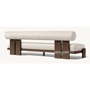 Vente chaude 2025 canapé <span class=keywords><strong>d</strong></span>'<span class=keywords><strong>extérieur</strong></span> en aluminium haut de gamme résistant aux intempéries Patio Lounge avec coussin imperméable pour balcons urbains - Product Image 6