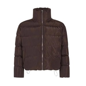 Men's Warm Stand Collar Puffer <b>Jacket</b> Thin Cotton Padded Winter Parka in 4 Canvas Colours - Product Image 4
