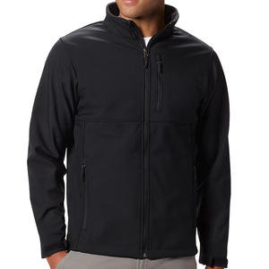 Veste Softshell en gros pour hommes OEM logo personnalisé veste d'extérieur coupe-vent pour camp d'hiver randonnée veste de trekking 2026 - Product Image 1