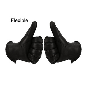 Nouveauté, gants de tir en cuir du meilleur matériau, dernière conception pour tenue décontractée, compatible avec les écrans tactiles et stylé - Product Image 2