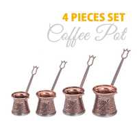 Cafetière turque Moka, machine à expresso pour cuisinière à Induction, cafetière de Camping, chauffe-café grec arabe, poignée en laiton Cezve