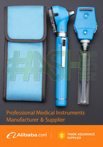 Ensemble d'otoscopes manuels professionnels miniatures avec lumière LED - Kit d'outils d'examen médical ORL de haute précision pour les professionnels - Product Image 2